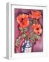 Poppies in Chinese Vase-Lillian Delevoryas-Framed Giclee Print