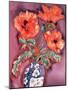 Poppies in Chinese Vase-Lillian Delevoryas-Mounted Giclee Print
