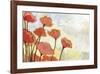 Poppies in Cream-Jennifer Lommers-Framed Giclee Print