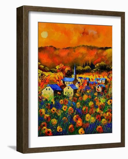 Poppies In Houroy-Pol Ledent-Framed Art Print