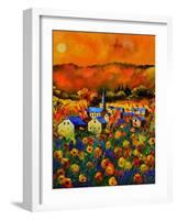 Poppies In Houroy-Pol Ledent-Framed Art Print