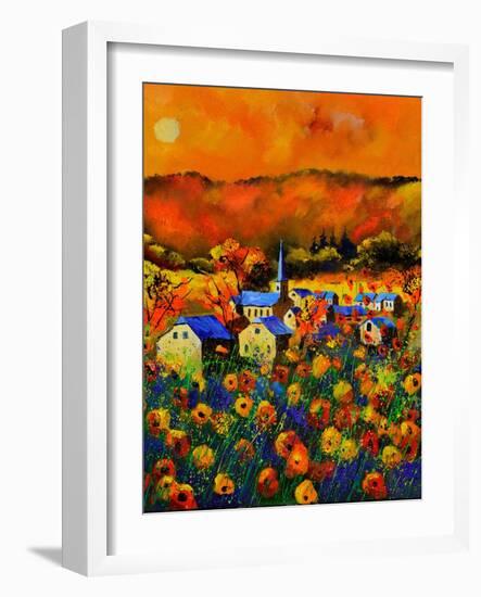 Poppies In Houroy-Pol Ledent-Framed Art Print