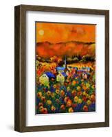 Poppies In Houroy-Pol Ledent-Framed Art Print