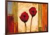 Poppies in Rhythm II-Brian Francis-Framed Art Print