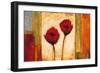 Poppies in Rhythm II-Brian Francis-Framed Art Print