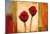 Poppies in Rhythm II-Brian Francis-Mounted Art Print