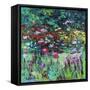 Poppies in the Garden, 2021 (oil on canvas)-Sylvia Paul-Framed Stretched Canvas