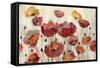 Poppies in the Rain-Silvia Vassileva-Framed Stretched Canvas