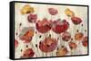 Poppies in the Rain-Silvia Vassileva-Framed Stretched Canvas