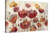 Poppies in the Rain-Silvia Vassileva-Stretched Canvas