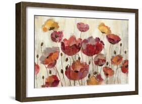 Poppies in the Rain-Silvia Vassileva-Framed Premium Giclee Print