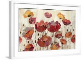 Poppies in the Rain-Silvia Vassileva-Framed Premium Giclee Print