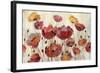 Poppies in the Rain-Silvia Vassileva-Framed Premium Giclee Print