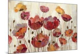 Poppies in the Rain-Silvia Vassileva-Mounted Premium Giclee Print