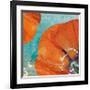 Poppies in the Sky I-Sabine Berg-Framed Giclee Print