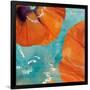 Poppies in the Sky II-Sabine Berg-Framed Giclee Print