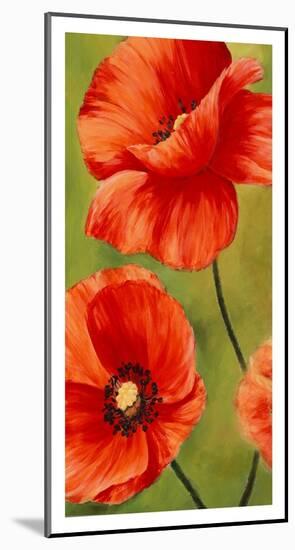Poppies in the wind I-Luca Villa-Mounted Giclee Print