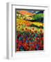 Poppies In Tuscany-Pol Ledent-Framed Art Print