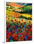 Poppies In Tuscany-Pol Ledent-Framed Art Print