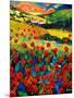 Poppies In Tuscany-Pol Ledent-Mounted Art Print