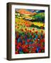 Poppies In Tuscany-Pol Ledent-Framed Art Print