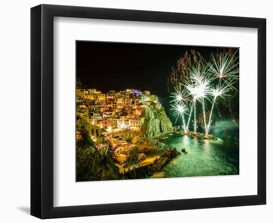 Poppies in Valle De Orcia, Tuscany, Italy-Nadia Isakova-Framed Photographic Print