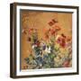 Poppies, Irises and Blossom-Jean Benner-Framed Giclee Print