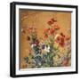 Poppies, Irises and Blossom-Jean Benner-Framed Giclee Print