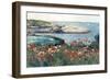 Poppies, Isle of Shoals-Childe Hassam-Framed Art Print