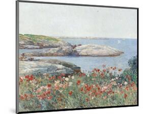 Poppies, Isles of Shoals, 1891-Childe Hassam-Mounted Art Print