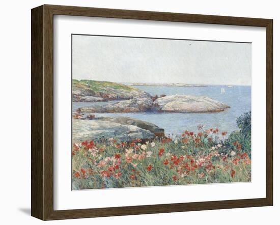 Poppies, Isles of Shoals, America, 1891-Childe Hassam-Framed Art Print