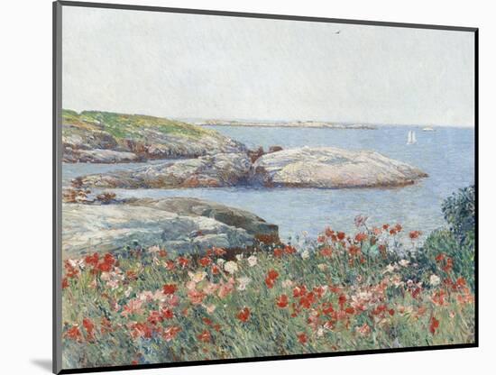 Poppies, Isles of Shoals, America, 1891-Childe Hassam-Mounted Art Print