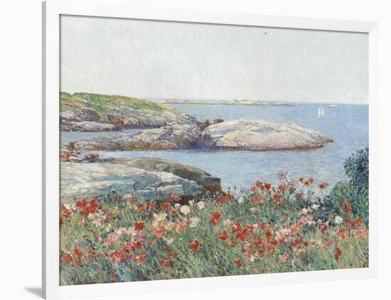 Poppies, Isles of Shoals, America, 1891-Childe Hassam-Framed Art Print