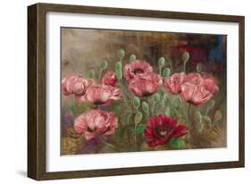 Poppies IV-li bo-Framed Giclee Print