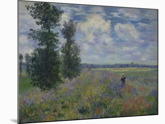 Poppies (Near Argenteuil) 1873-Claude Monet-Mounted Giclee Print