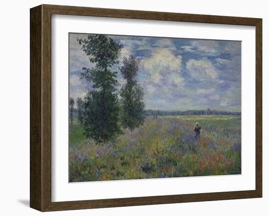 Poppies (Near Argenteuil) 1873-Claude Monet-Framed Giclee Print