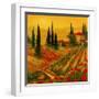 Poppies of Toscano I-Art Fronckowiak-Framed Art Print