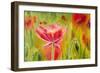 Poppies, Oil Painting on Canvas-Valenty-Framed Art Print