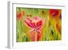 Poppies, Oil Painting on Canvas-Valenty-Framed Art Print