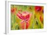 Poppies, Oil Painting on Canvas-Valenty-Framed Art Print