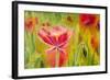 Poppies, Oil Painting on Canvas-Valenty-Framed Art Print