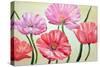 Poppies, Oil Painting on Canvas-Valenty-Stretched Canvas