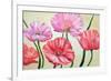 Poppies, Oil Painting on Canvas-Valenty-Framed Art Print