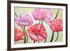 Poppies, Oil Painting on Canvas-Valenty-Framed Art Print