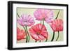 Poppies, Oil Painting on Canvas-Valenty-Framed Art Print