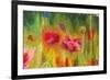 Poppies, Oil Painting on Canvas-Valenty-Framed Art Print