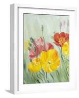 Poppies, Oil Painting on Canvas-Valenty-Framed Art Print