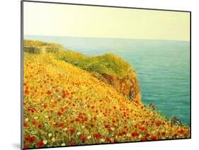 Poppies On Kaliakra-kirilstanchev-Mounted Art Print