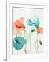 Poppies on Wood II-Lanie Loreth-Framed Art Print
