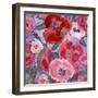 Poppies pattern- light-Carissa Luminess-Framed Giclee Print